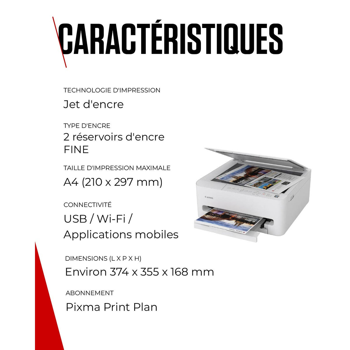 Canon Imprimante multifonctions Pixma TS4150i