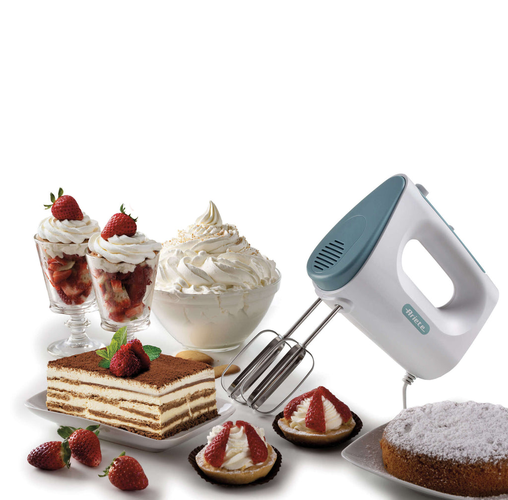 Ariete 1545/01 Batteur à main 450 W Blanc, Bleu clair