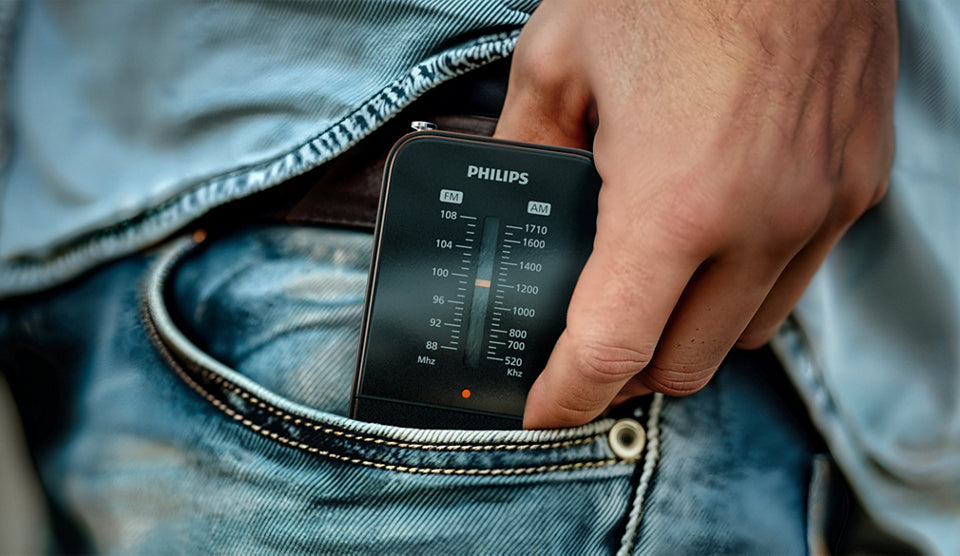 Philips TAR1509/00 Radio portable Analogique Noir