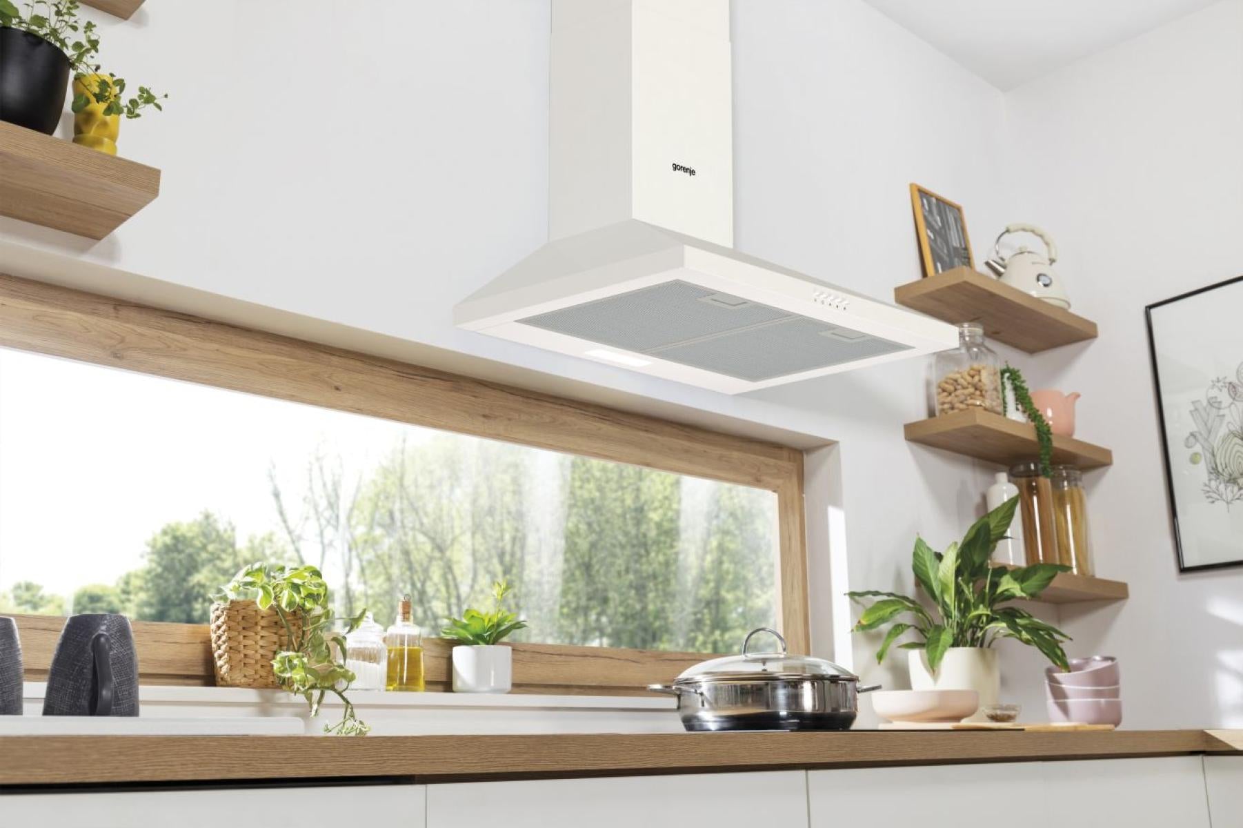 Gorenje WHC629E4W Montée au mur Blanc 450 m³/h