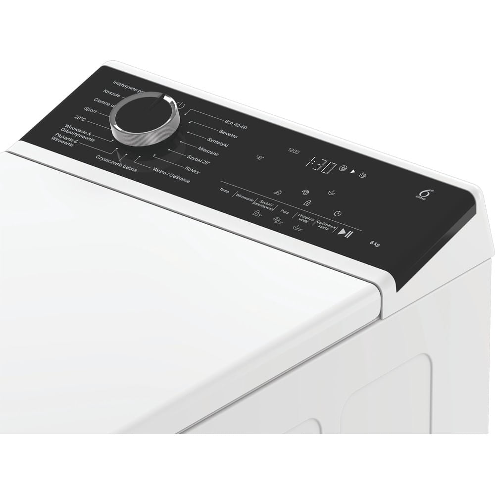 Whirlpool TW621DBFCPL machine à laver Charge par dessus 6 kg 1100 tr/min Blanc