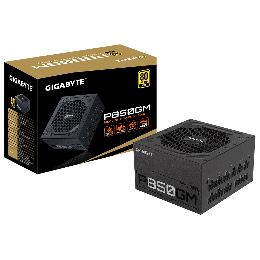 GIGABYTE P850GM Alimentation 850W 80 PLUS Gold ATX Noir