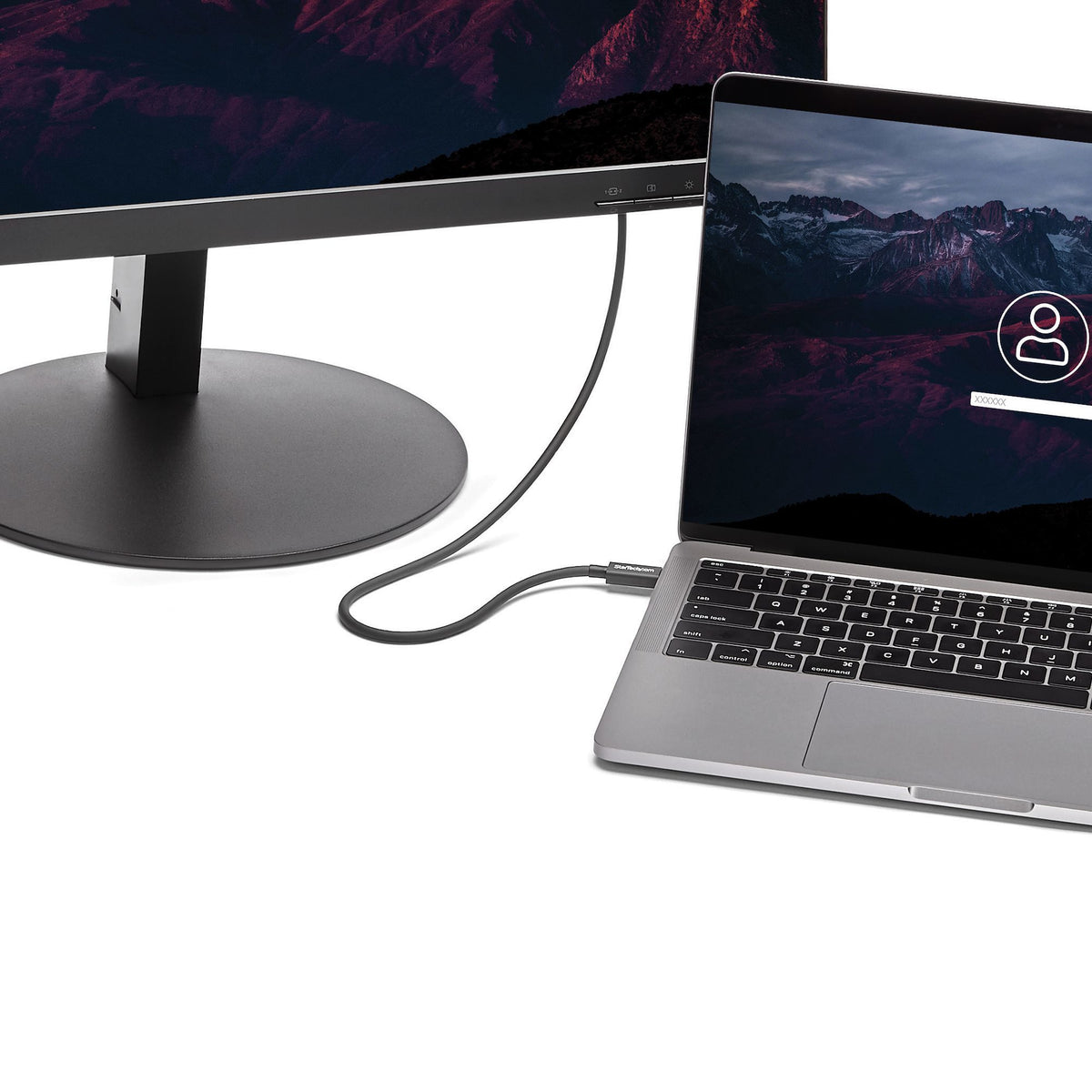 StarTech.com Câble Thunderbolt 3 USB-C 40 Gb/s, 50 cm, Compatible Thunderbolt, USB et DisplayPort, M/M