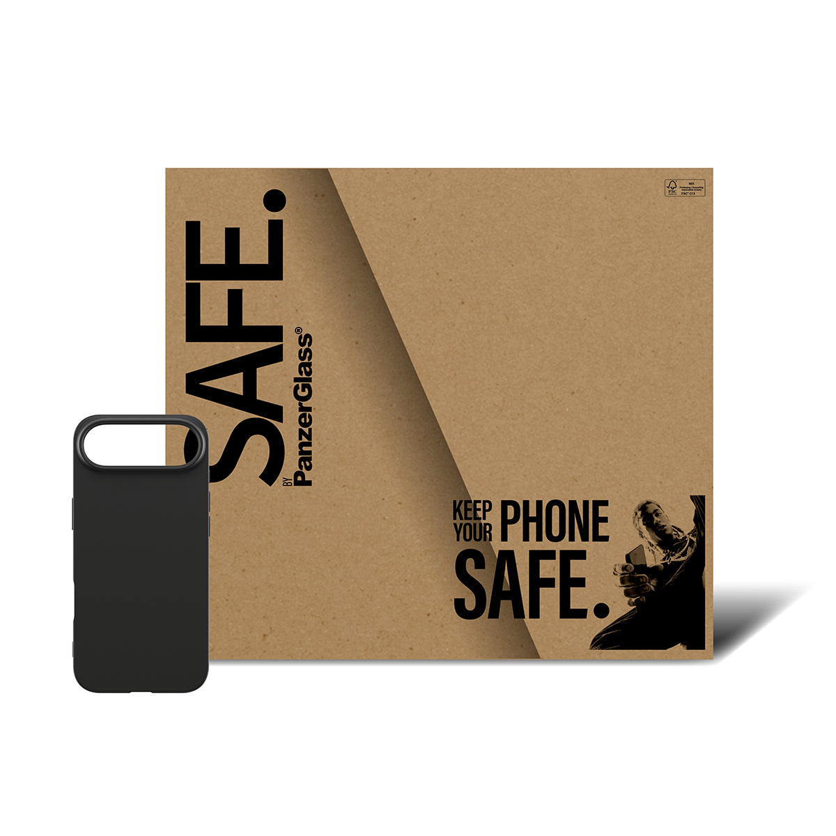 PanzerGlass SAFE. Coque de Protection TPU Noir pour iPhone Air