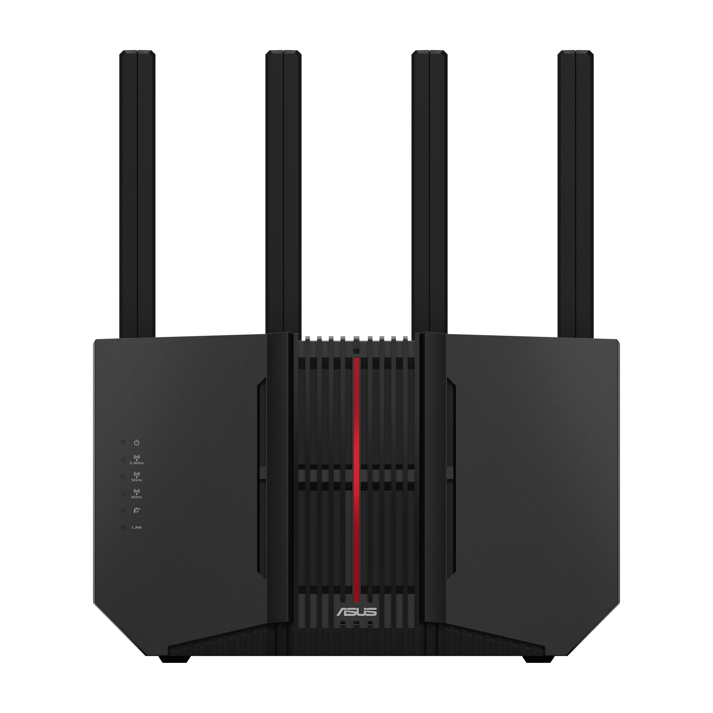 ASUS RT-BE92U routeur sans fil 10 Gigabit Ethernet Tri-bande (2,4 GHz / 5 GHz / 6 GHz) Noir