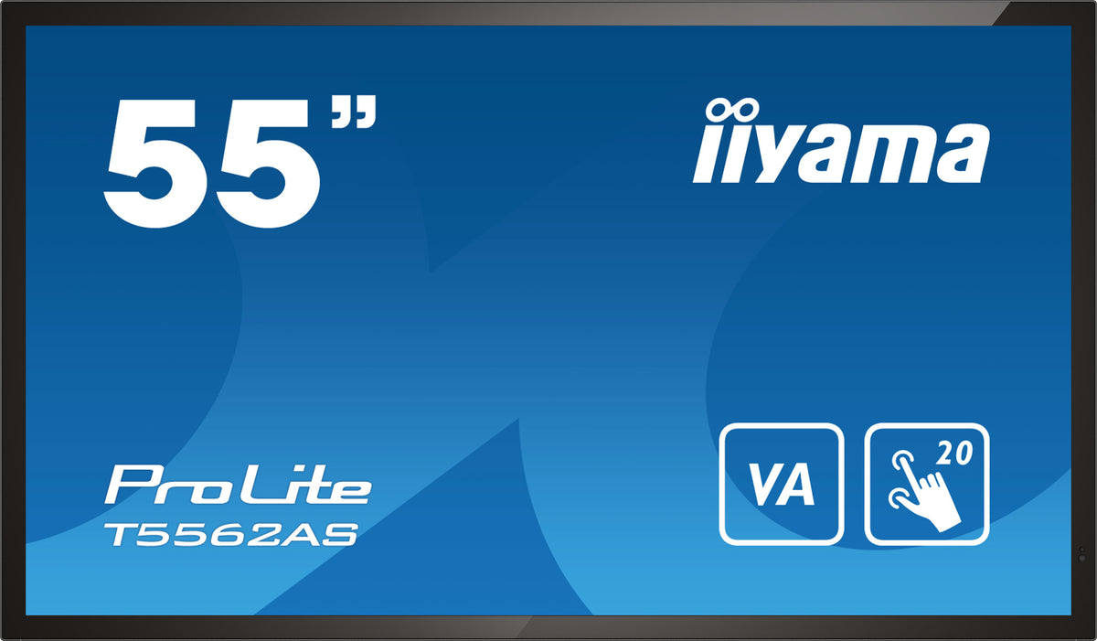 iiyama T5562AS-B1 Écran Interactif 54.6" 4K Ultra HD Tactile Android 8.0 Noir