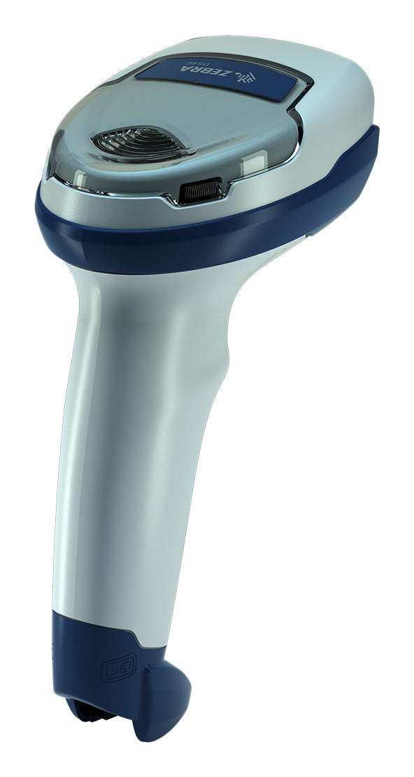 Zebra DS4608-HC Lecteur de Code-barres Portable 1D/2D LED, Bleu et Blanc