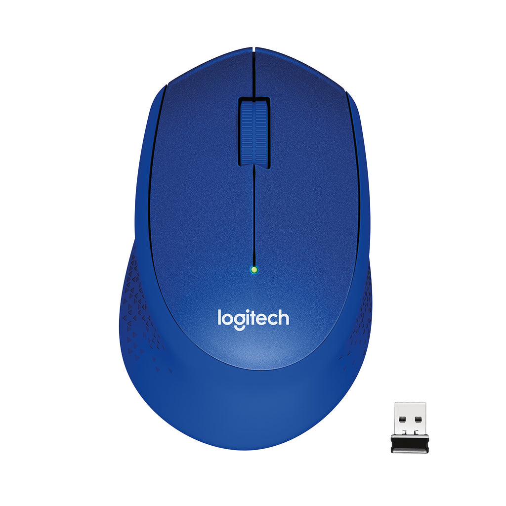 Logitech M330 Silent Plus Souris Sans Fil, Bleue