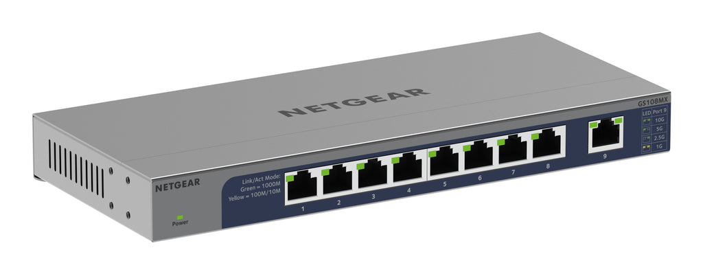 NETGEAR GS108MX-100EUS Commutateur Réseau Non-géré L2 Gigabit Ethernet (10/100/1000)