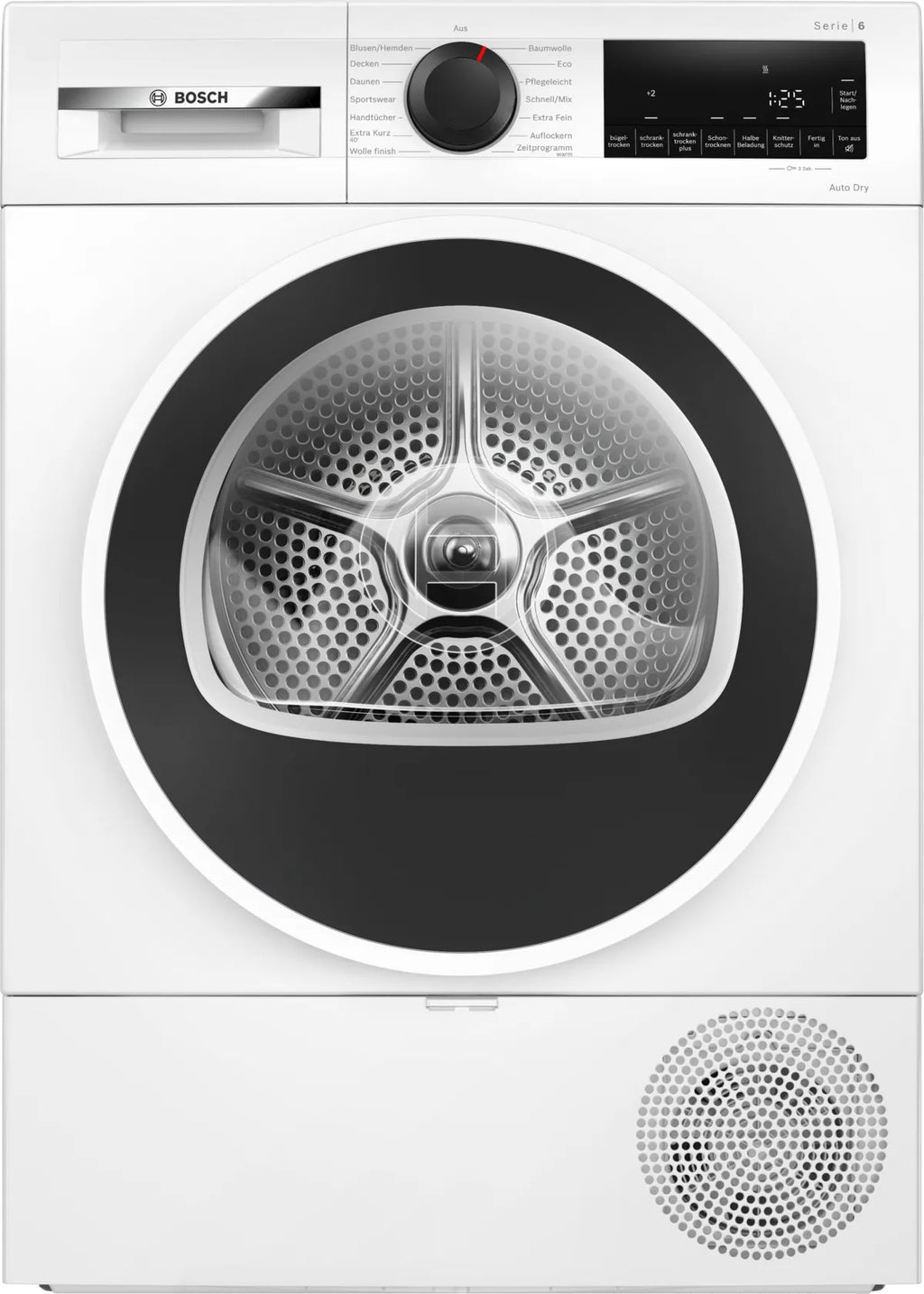 Bosch Bosch Serie 6 WQG241001 sèche-linge Pose libre Charge avant 9 kg Blanc