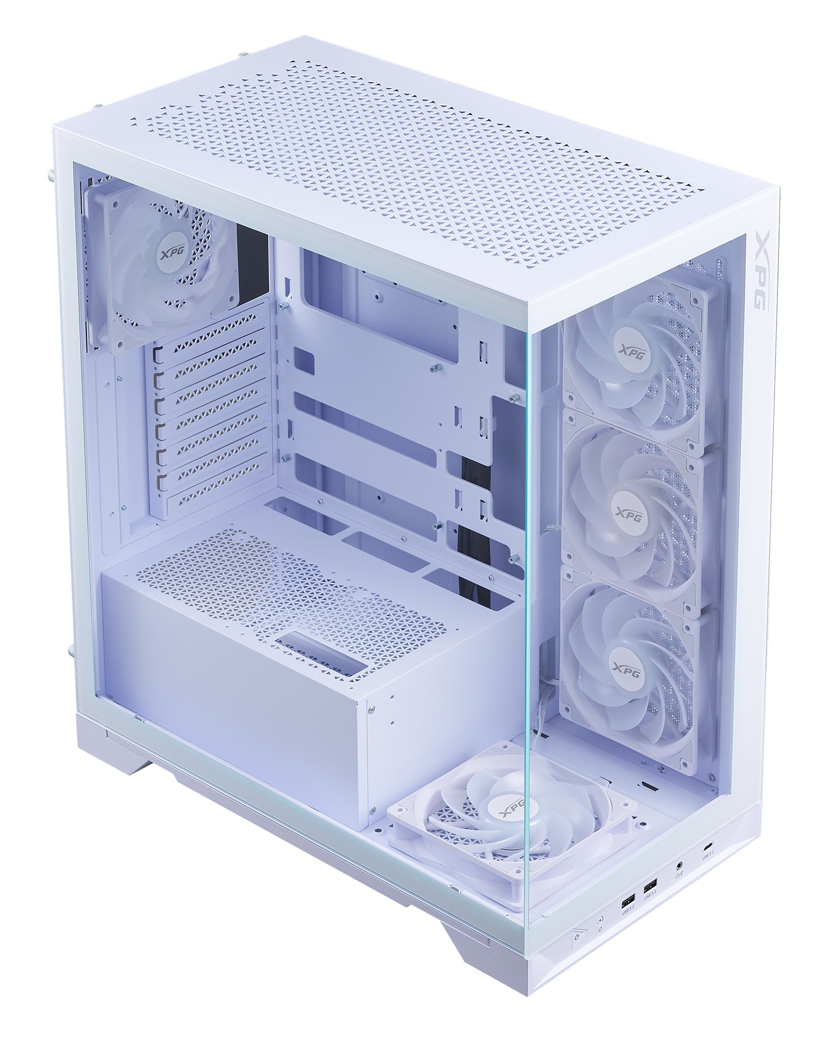XPG Invader X BTF Midi Tower Blanc