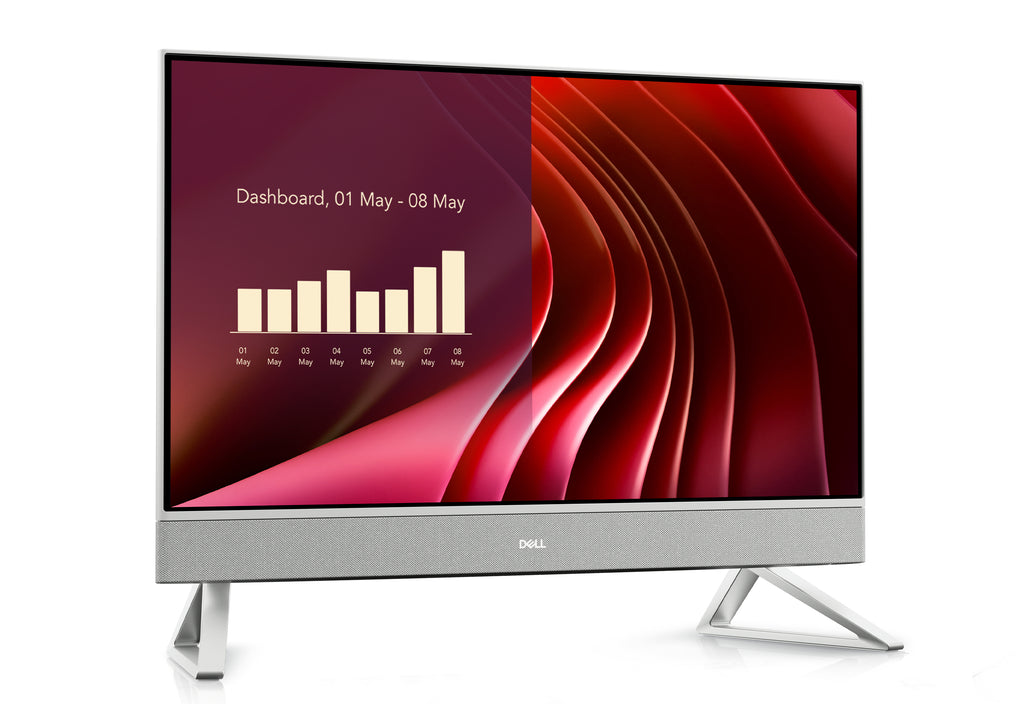 DELL EC24250 Intel Core 7 150U 60,5 cm (23.8") 1920 x 1080 pixels Écran tactile PC All-in-One 16 Go DDR5-SDRAM 1 To SSD Windows 11 Pro Wi-Fi 6E (802.11ax) Blanc