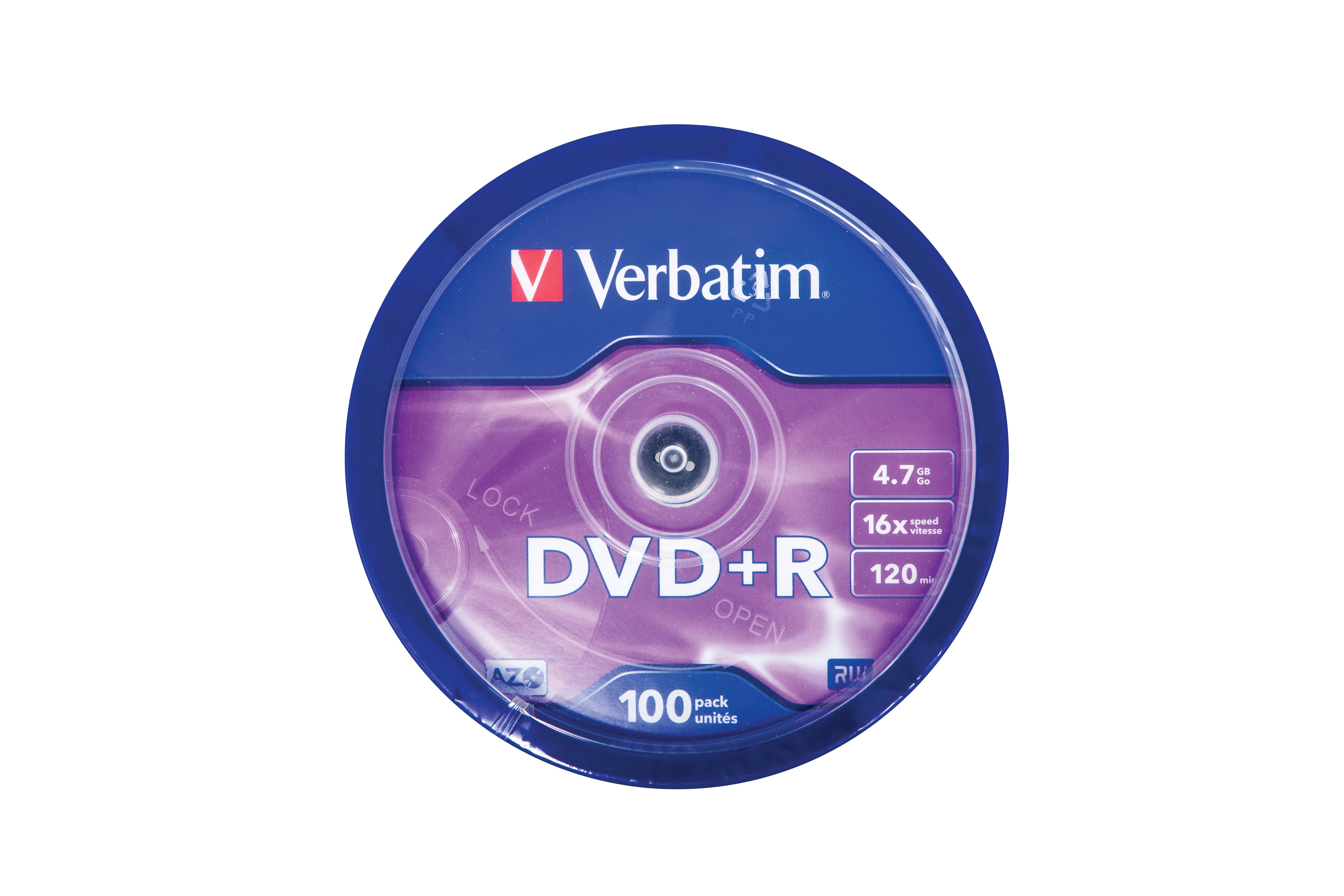 Verbatim DVD+R Matt Silver 4,7 Go 100 pièce(s)