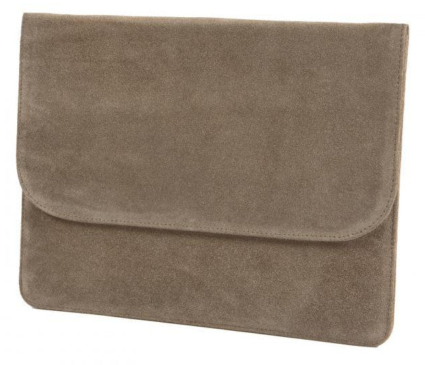 Housse Enveloppe pour iPad, Couleur Beige, Matériau Suédine