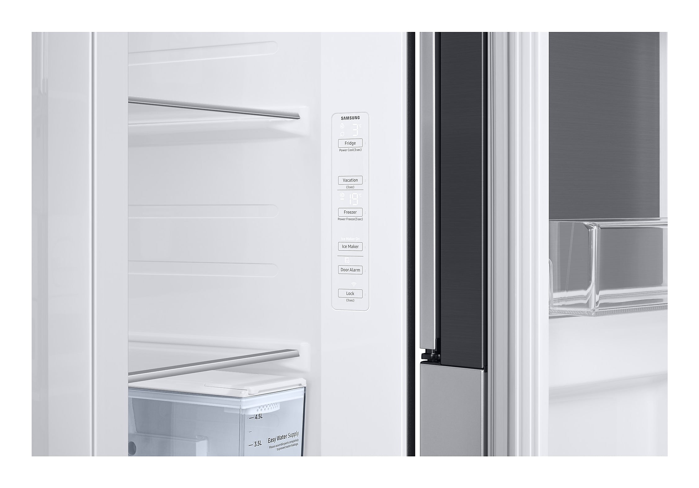 Samsung Samsung RH64DG53R3S9 frigo américain Pose libre 628 L Acier inoxydable
