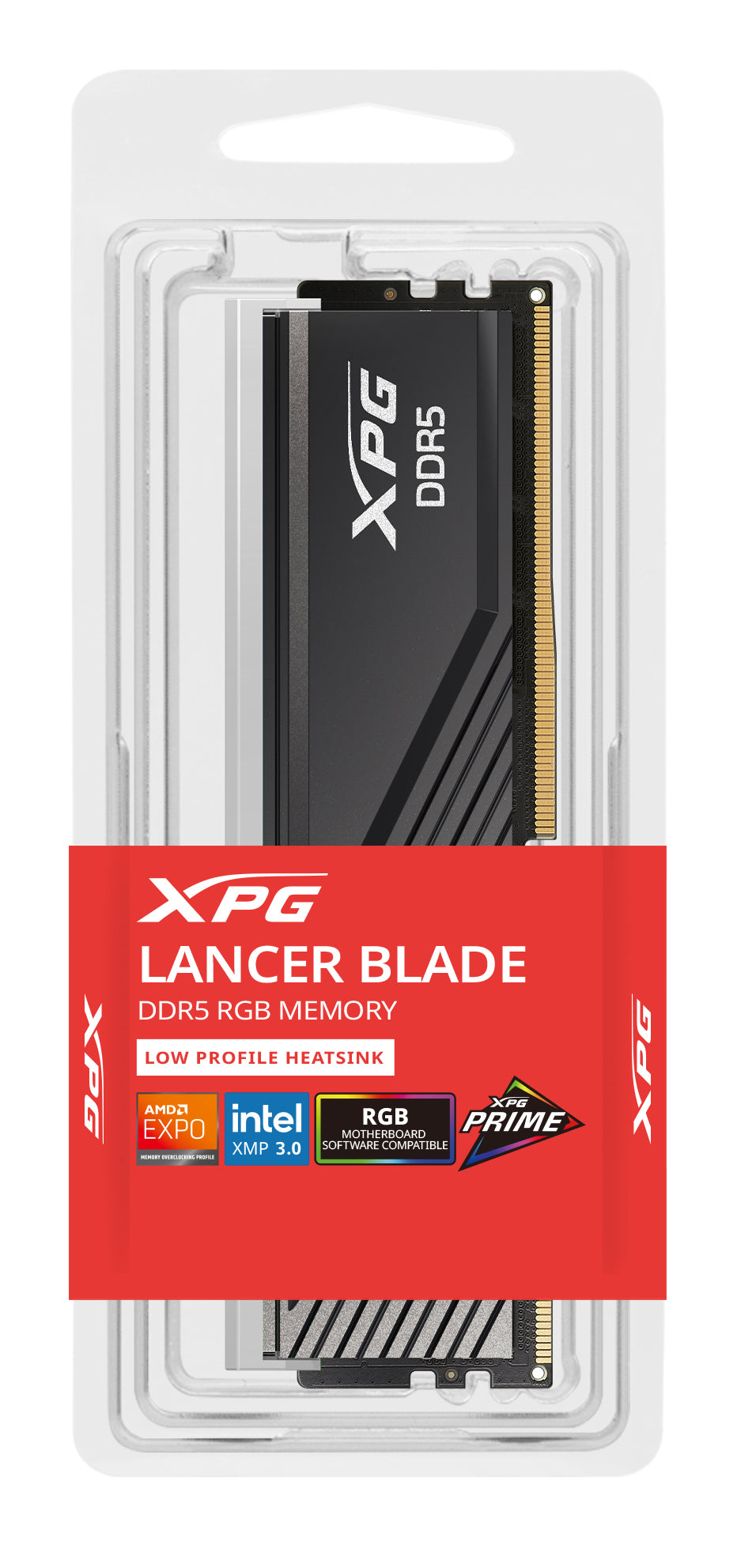 XPG LANCER BLADE RGB DDR5 module de mémoire 8 Go 1 x 8 Go 288-pin DIMM ECC