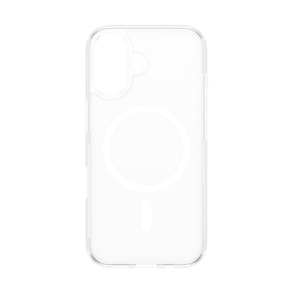 PanzerGlass ® HardCase Transparent w. White MagSafe iPhone 16 coque de protection pour téléphones portables Housse