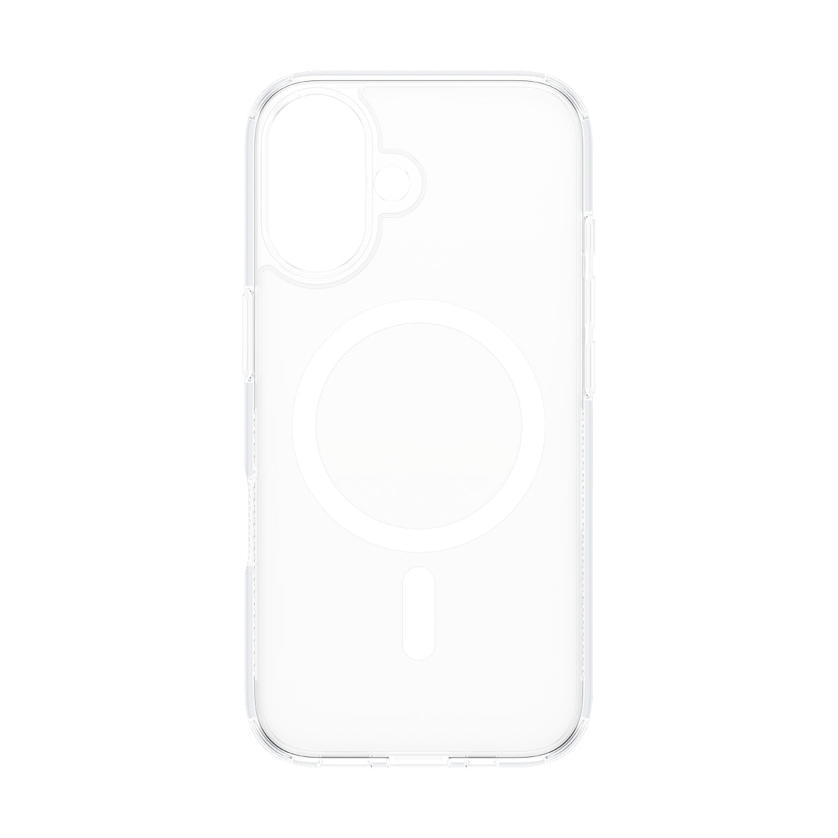 PanzerGlass ® HardCase Transparent w. White MagSafe iPhone 16 coque de protection pour téléphones portables Housse