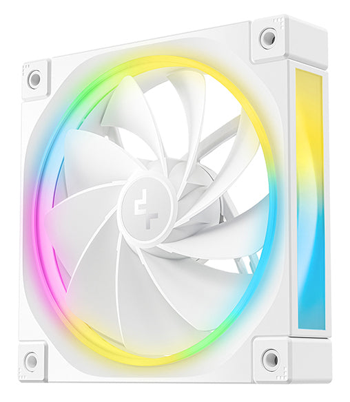 Deepcool FL12R Kit Ventilateur de Boîtier 120 mm, Blanc, 1 unité