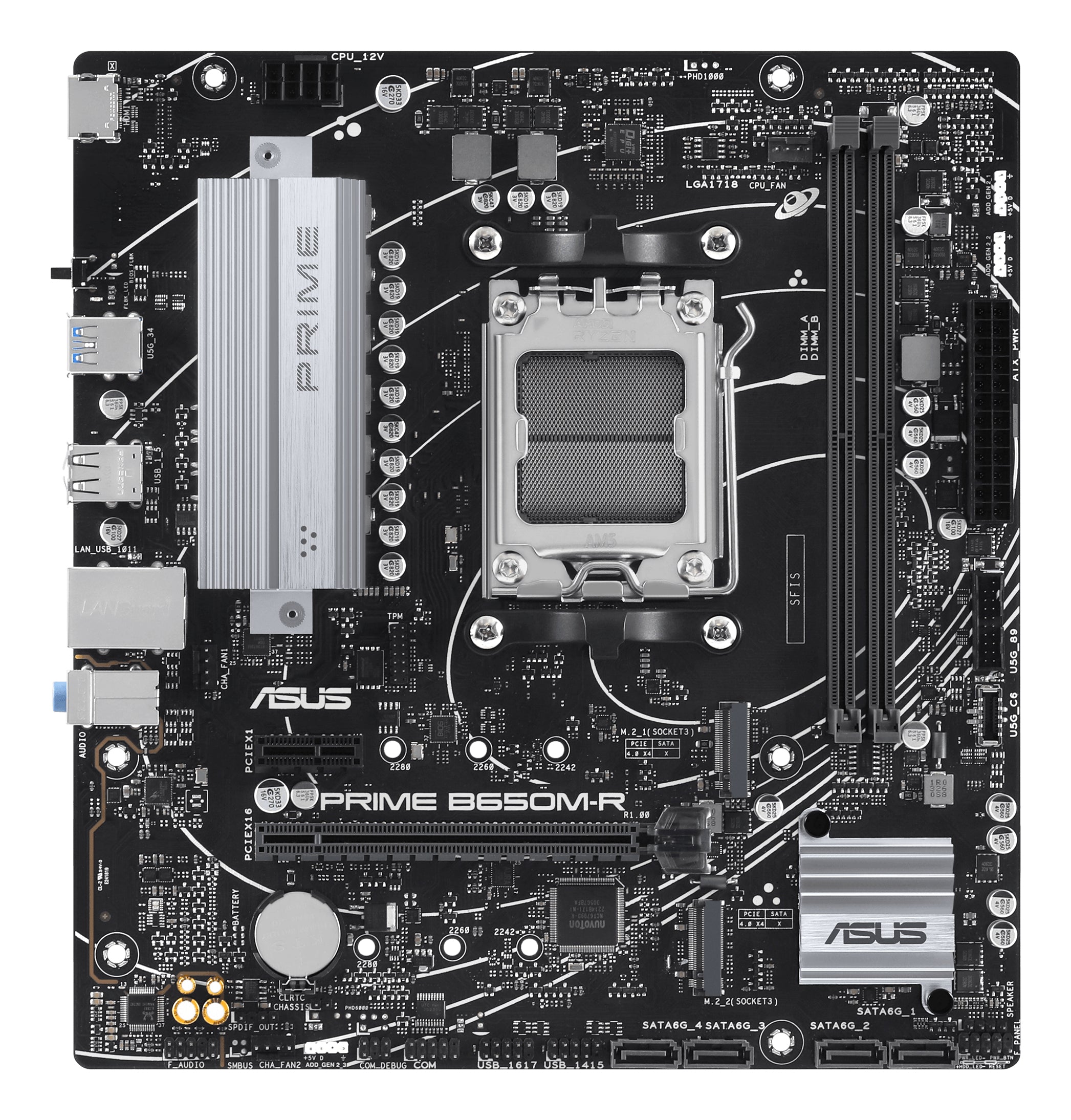 ASUS PRIME B650M-R AMD B650 Emplacement AM5 micro ATX