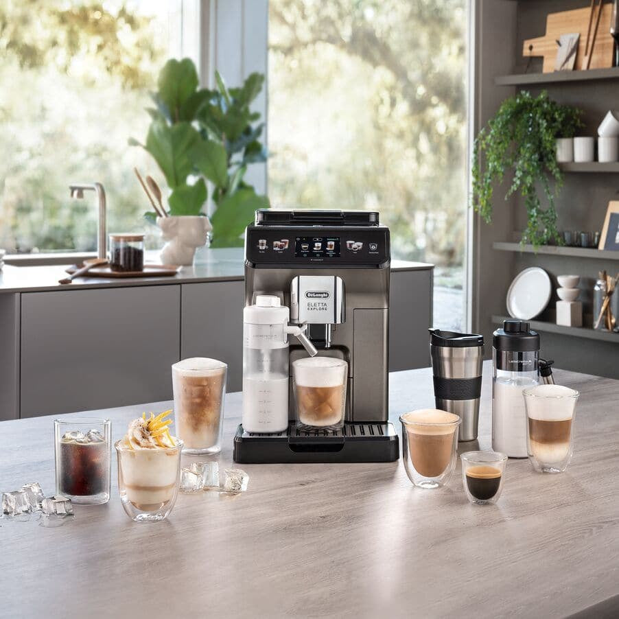 De’Longhi Eletta Explore ECAM450.86.T Machine à Espresso Entièrement Automatique, 1,8 L