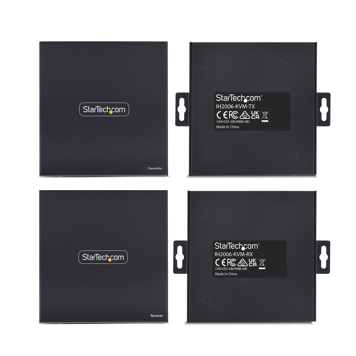 StarTech.com Extender KVM HDMI sur IP 4K 60Hz, HDMI et USB sur Ethernet CAT6, Kit Émetteur et Récepteur