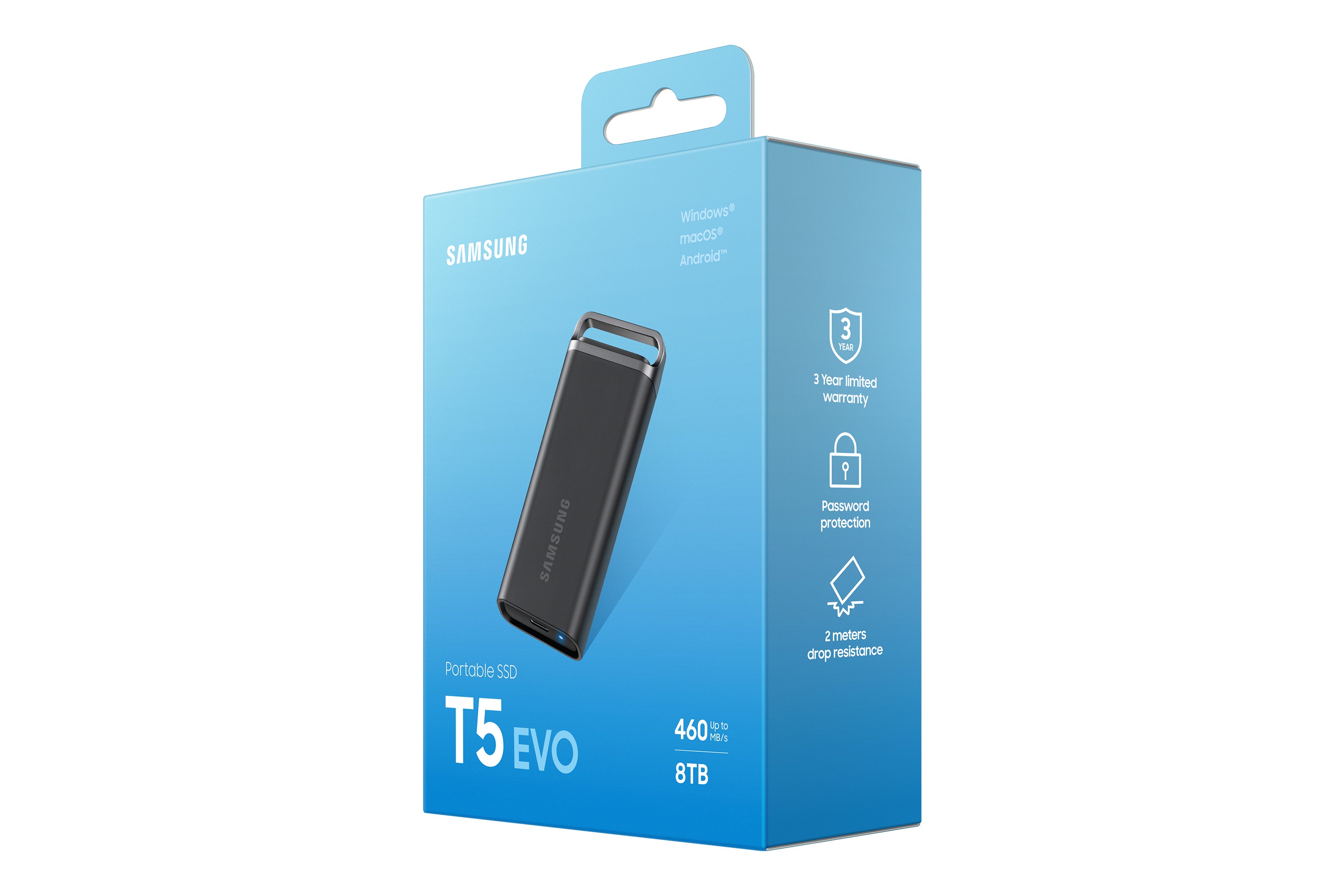 Samsung MU-PH8T0S 8 To 3.2 Gen 1 (3.1 Gen 1) Noir
