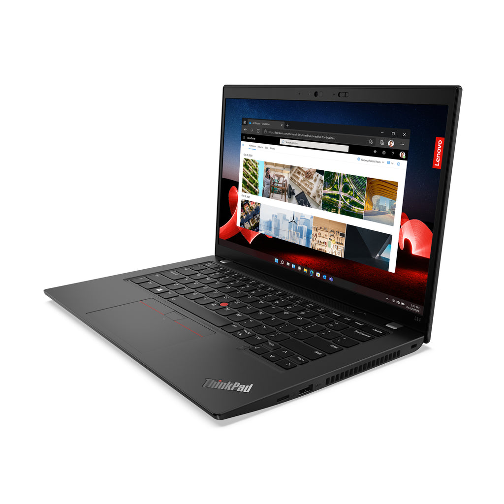 Lenovo ThinkPad L14 Gen 4 (Intel) Intel® Core™ i5 i5-1335U Ordinateur portable 35,6 cm (14") Full HD 16 Go DDR4-SDRAM 512 Go SSD Wi-Fi 6E (802.11ax) Windows 11 Pro Nordique Noir