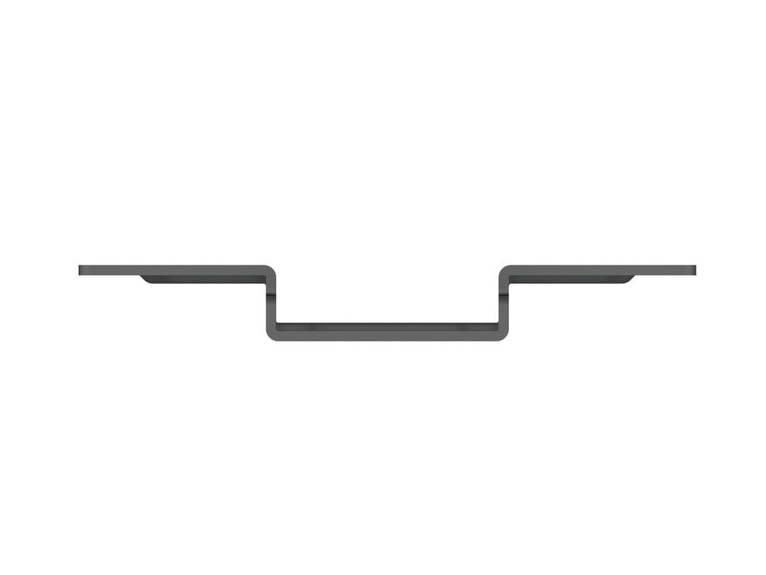 Accessoire de Montage de Moniteur Plaque Murale 4184, Acier Noir