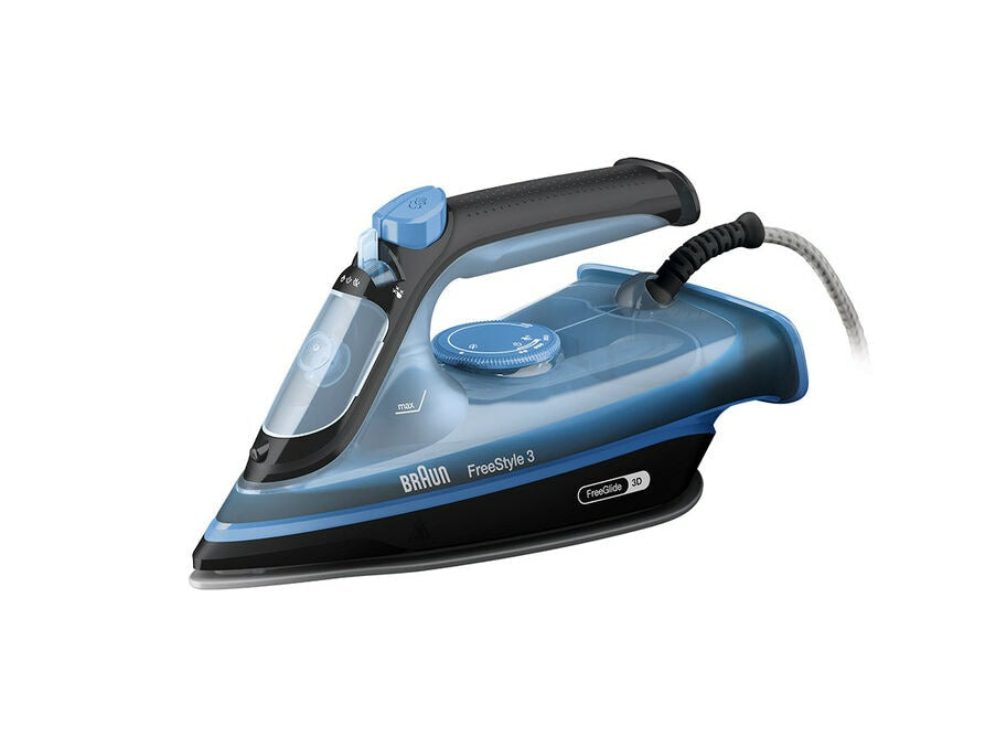 Braun FI3194BK Fer à vapeur Semelle en céramique 2400 W Noir, Bleu