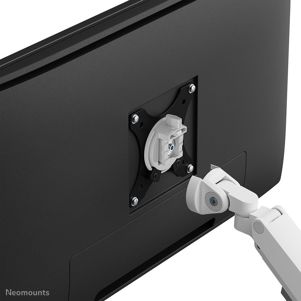 Neomounts DS70-250WH1 Support d'écran à fixer 17-35" - ressort à gaz - Topfix - arrêt 180°