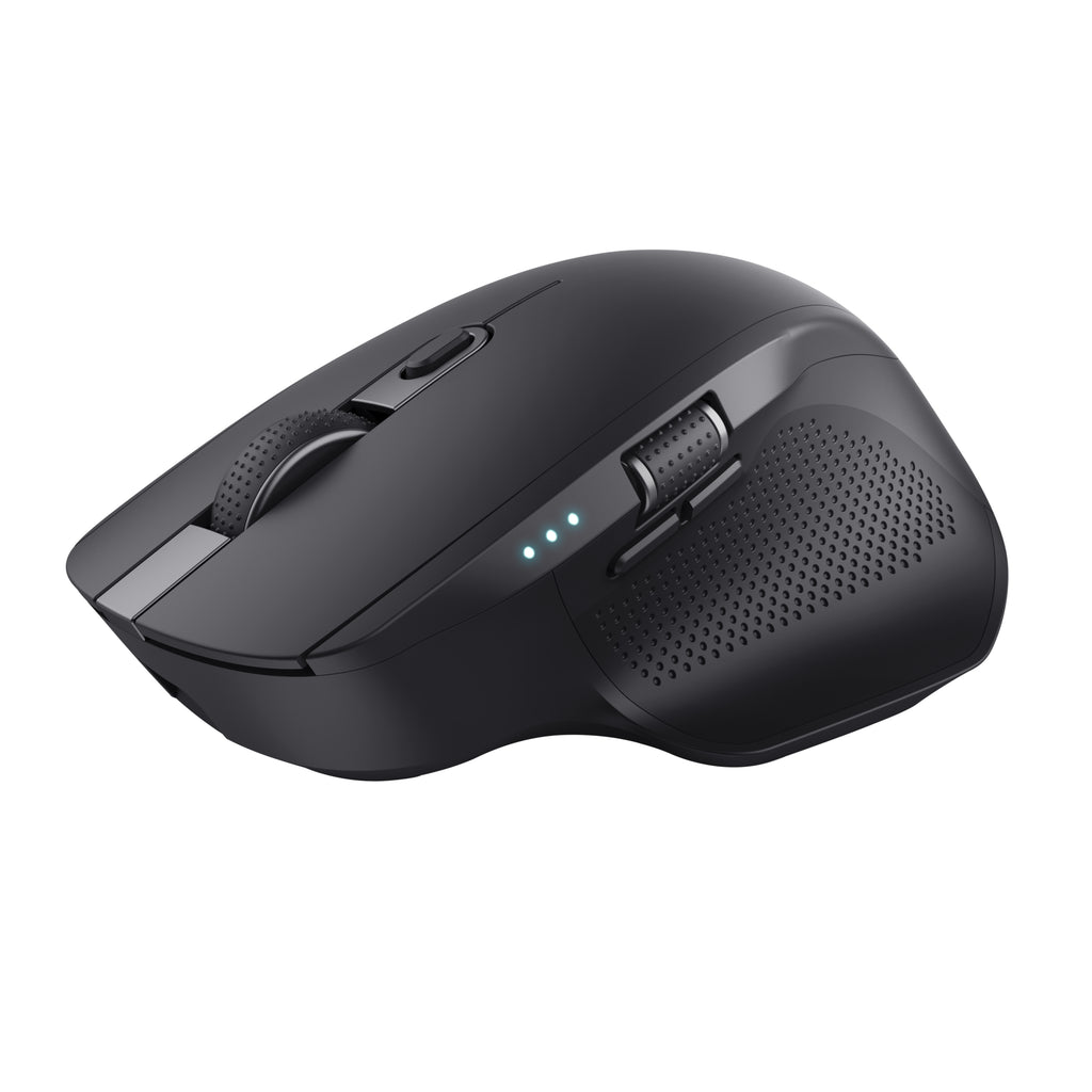 Trust Ozaa+ Souris de Bureau sans fil RF et Bluetooth, Optique 3200 DPI, pour Droitier