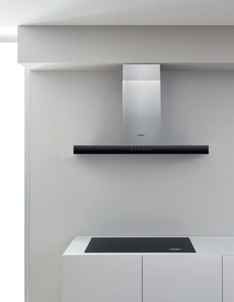 Whirlpool - Hotte aspirante - inox - WHB92FUTX1 - vue 2