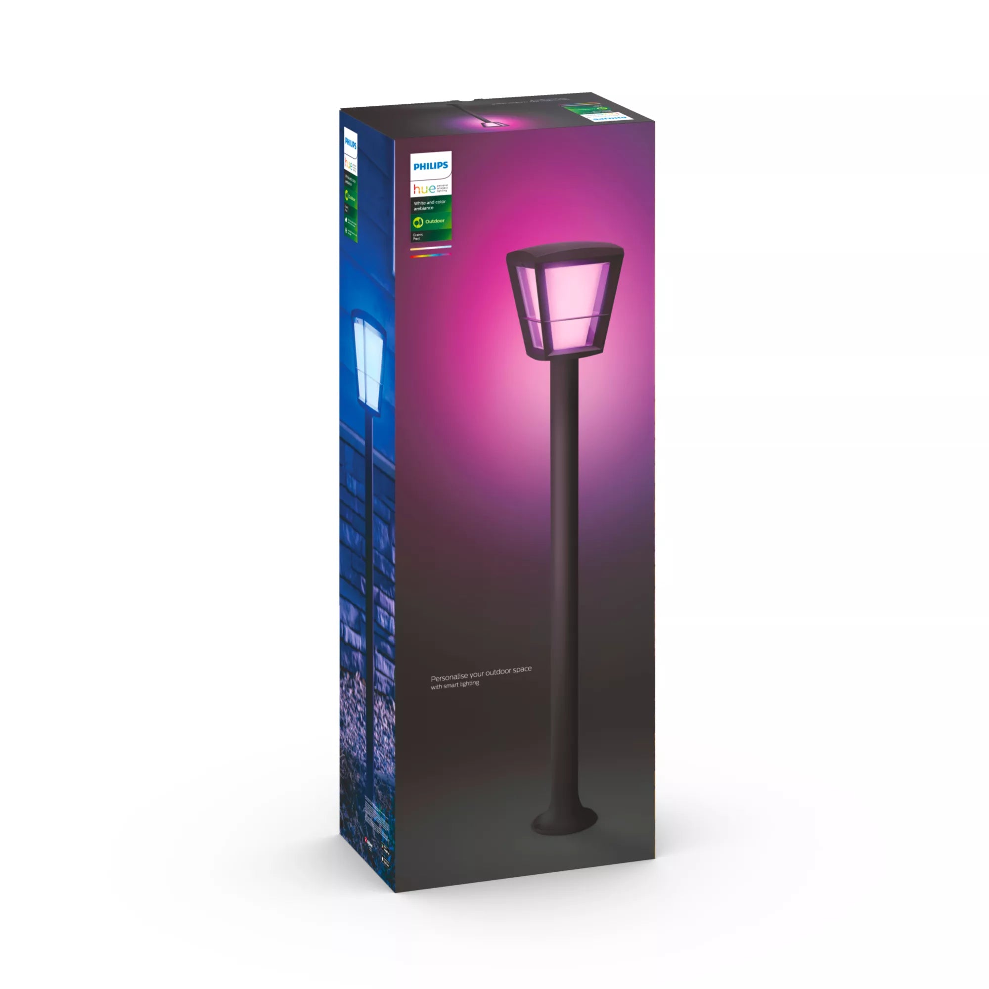 Philips Hue White and Color ambiance Lampadaire extérieur Econic