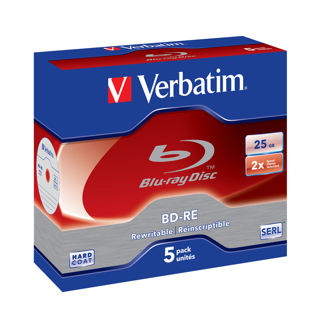 Verbatim Verbatim 43615 disque vierge Blu-Ray BD-RE 25 Go 5 pièce(s)