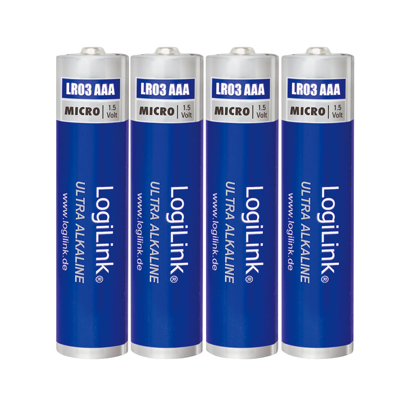 LogiLink LR03B4 pile domestique Batterie à usage unique AAA Alcaline