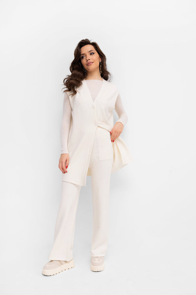 Ensemble en maille - gilet et pantalon