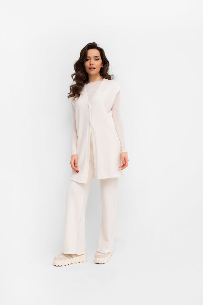 Ensemble en maille - gilet et pantalon