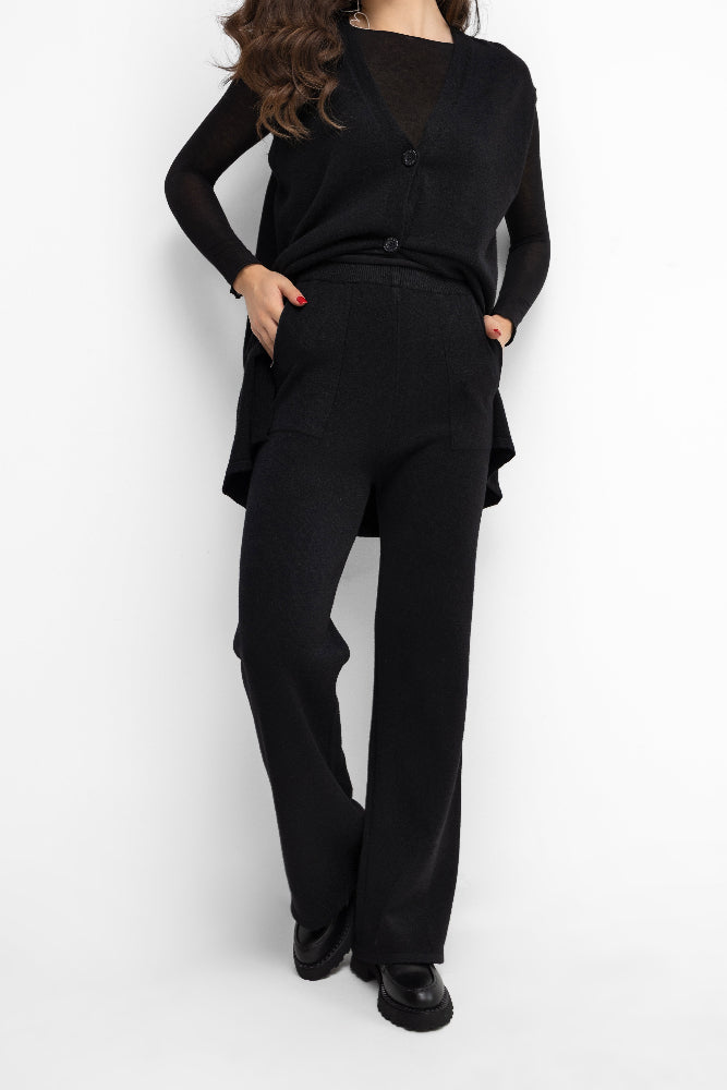 Ensemble en maille - gilet et pantalon