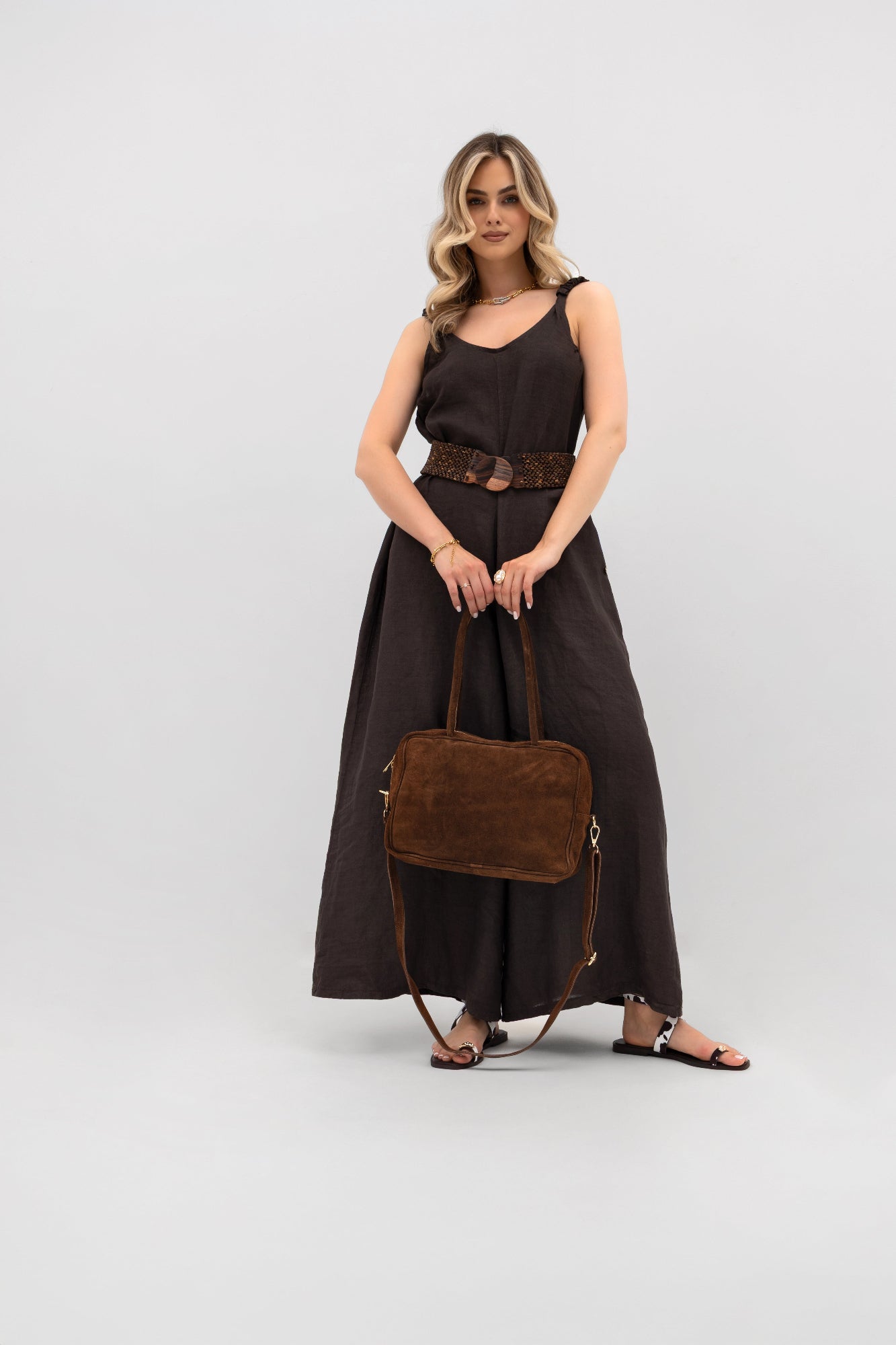 Sac classique en daim
