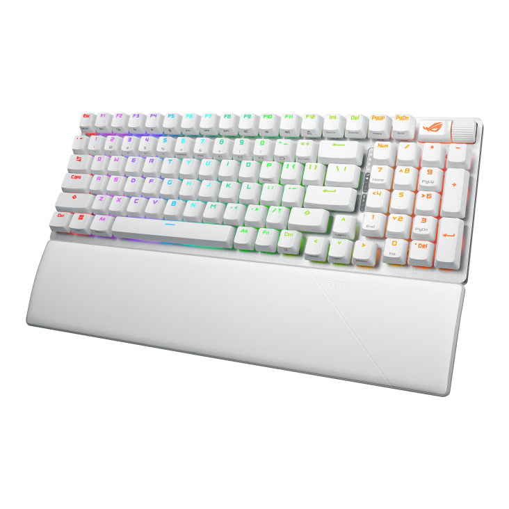 ASUS ROG Strix Scope II 96 Wireless clavier Gaming USB + RF Wireless + Bluetooth Blanc