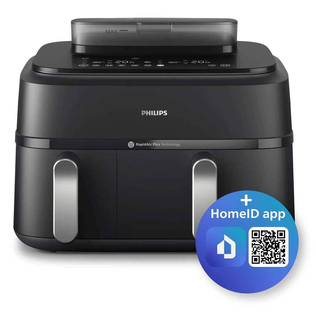 Philips Série 5000 Airfryer Double Panier avec Cuisson Vapeur, 9L (6L + 3L)