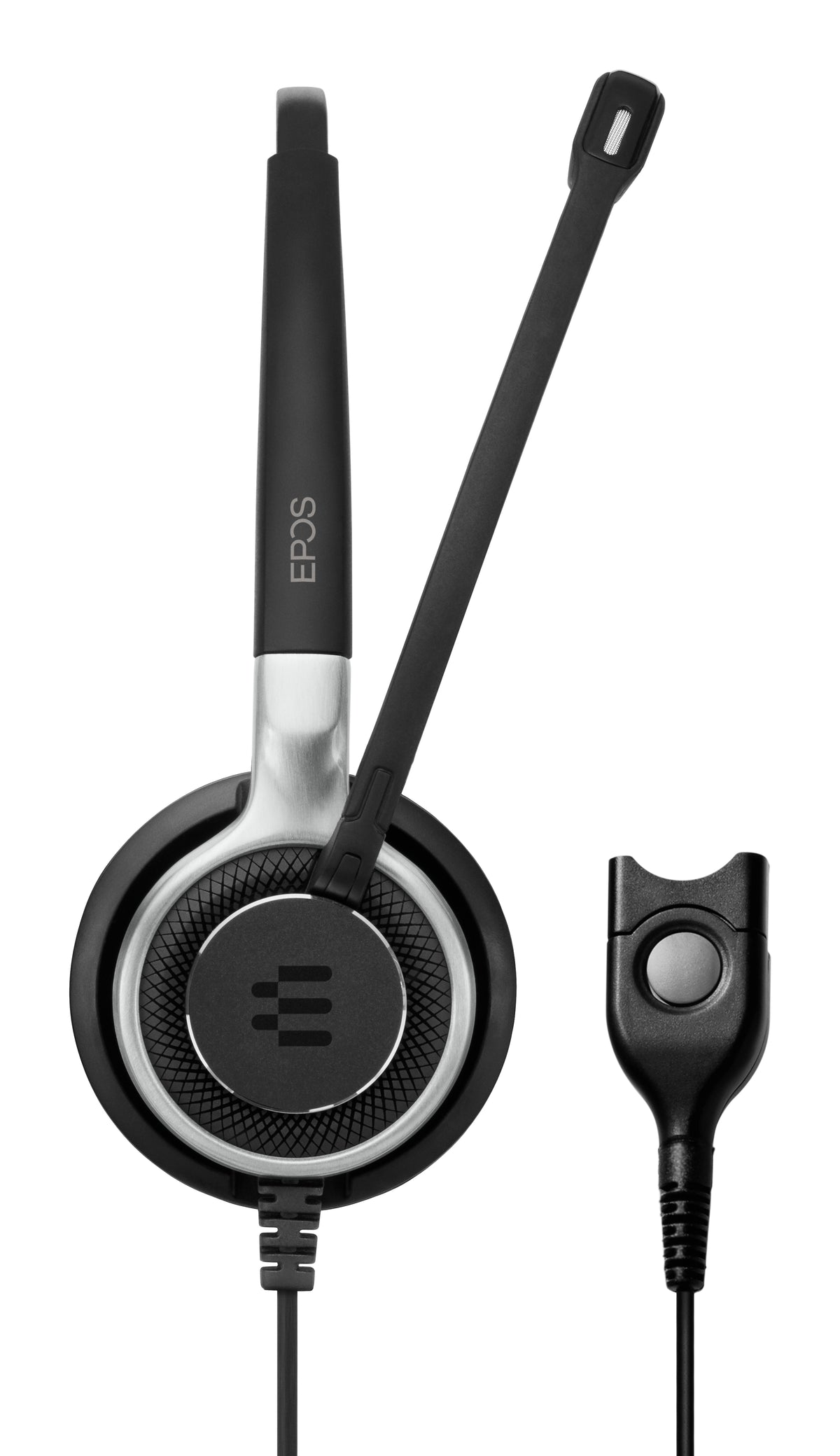 EPOS IMPACT SC 638 Casque Filaire, Noir et Argent