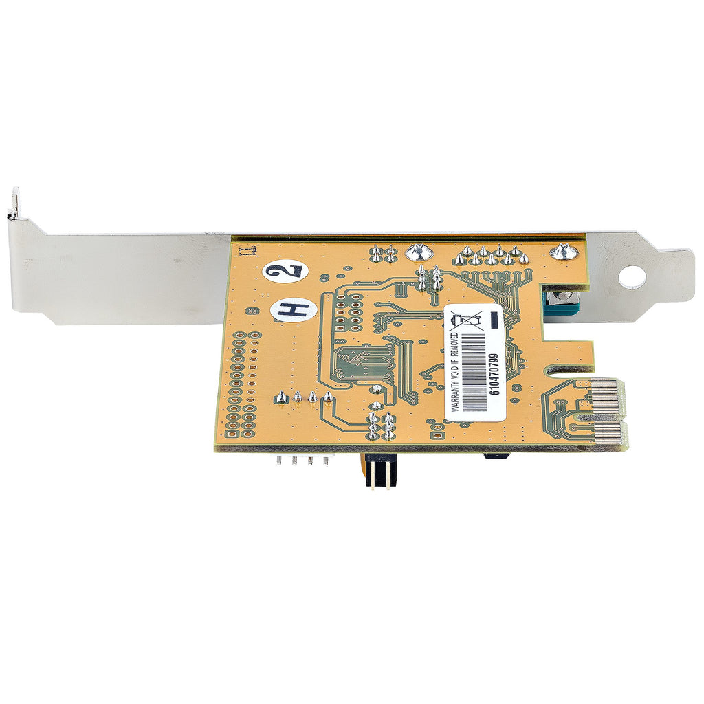 StarTech.com Carte Série PCI Express 1 Port RS232 DB9 avec UART 16C1050, Profil Bas et Standard