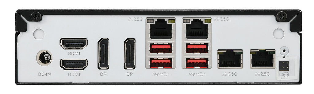 Shuttle Slim AI PC DN11H9 Intel Core Ultra 9 185H, Intel Arc Graphics, 4x 2.5 Gbit LAN, VESA