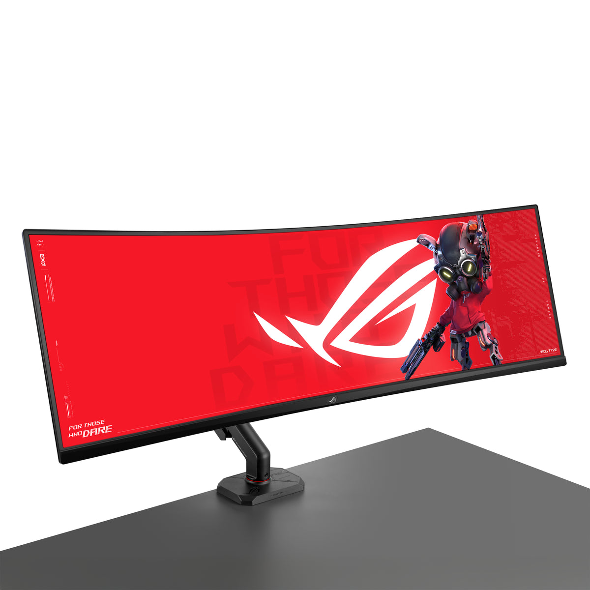 ASUS AAS01R Support Bureau pour Écran 124,5 cm (49") Noir