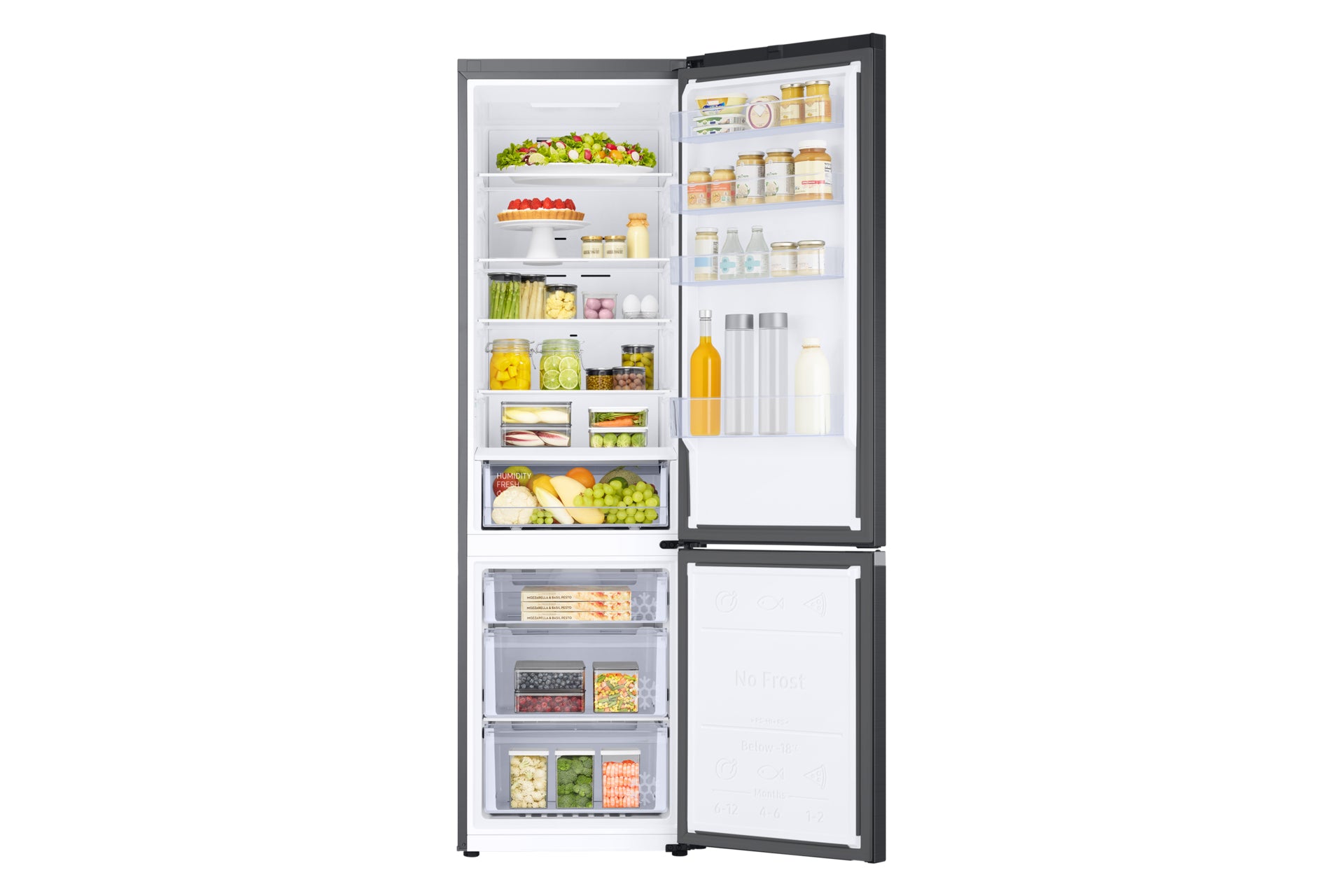 Samsung Réfrigérateur Combiné, 390L - E - RB38C600EB1