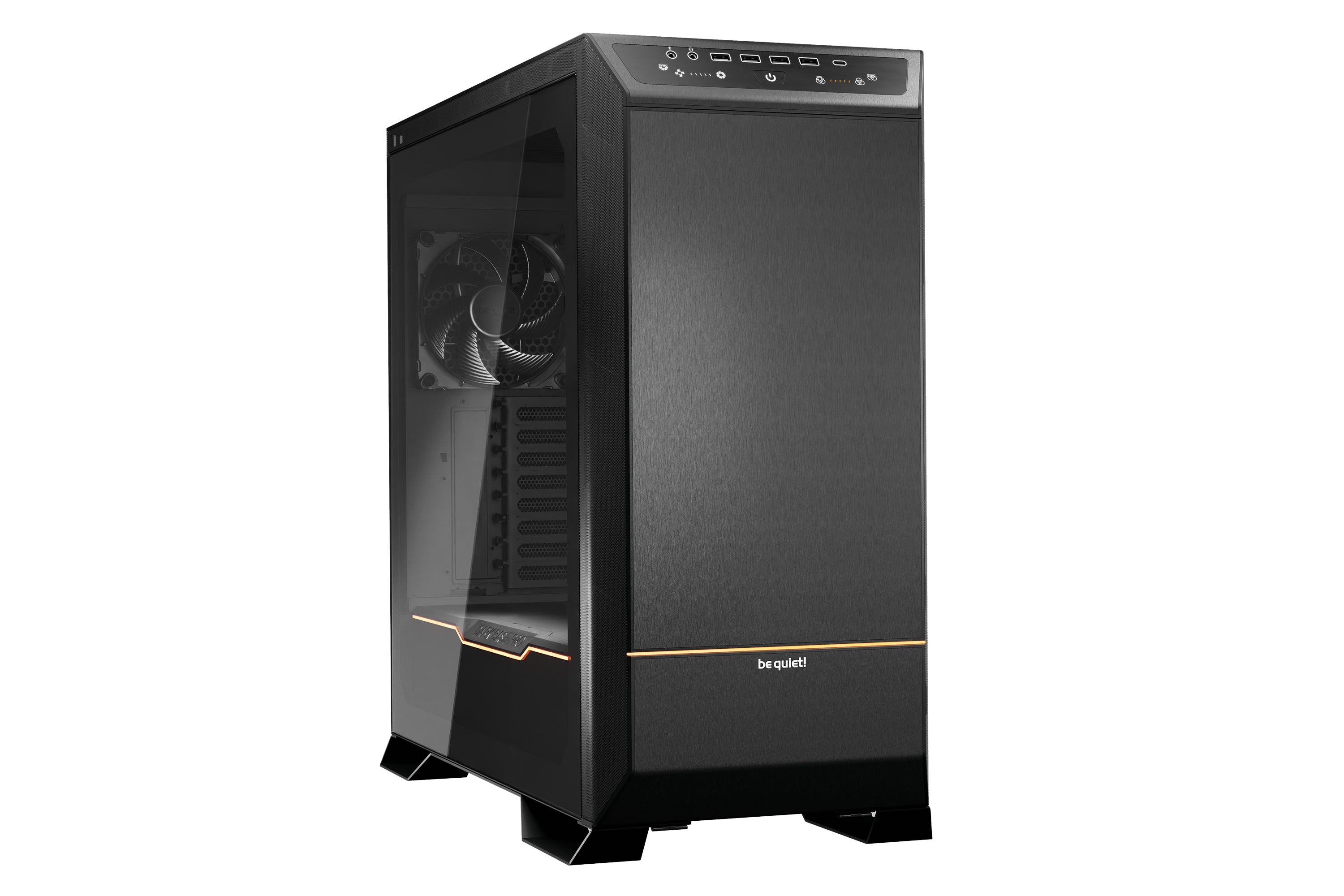 be quiet! Dark Base Pro 901 | Boîtier PC ARGB vitré, Mini ITX / Micro ATX / ATX / E-ATX / XL-ATX, 3 ventilateurs Silent Wings 4 PWM 140 mm fournis