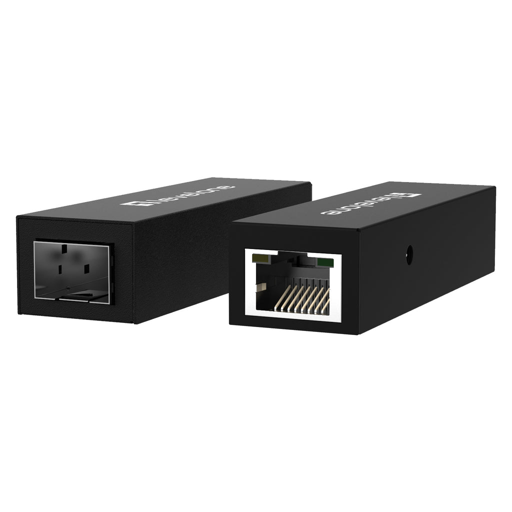 LevelOne GVT-1001 Convertisseur de Média Réseau 1000 Mbit/s, Jaune