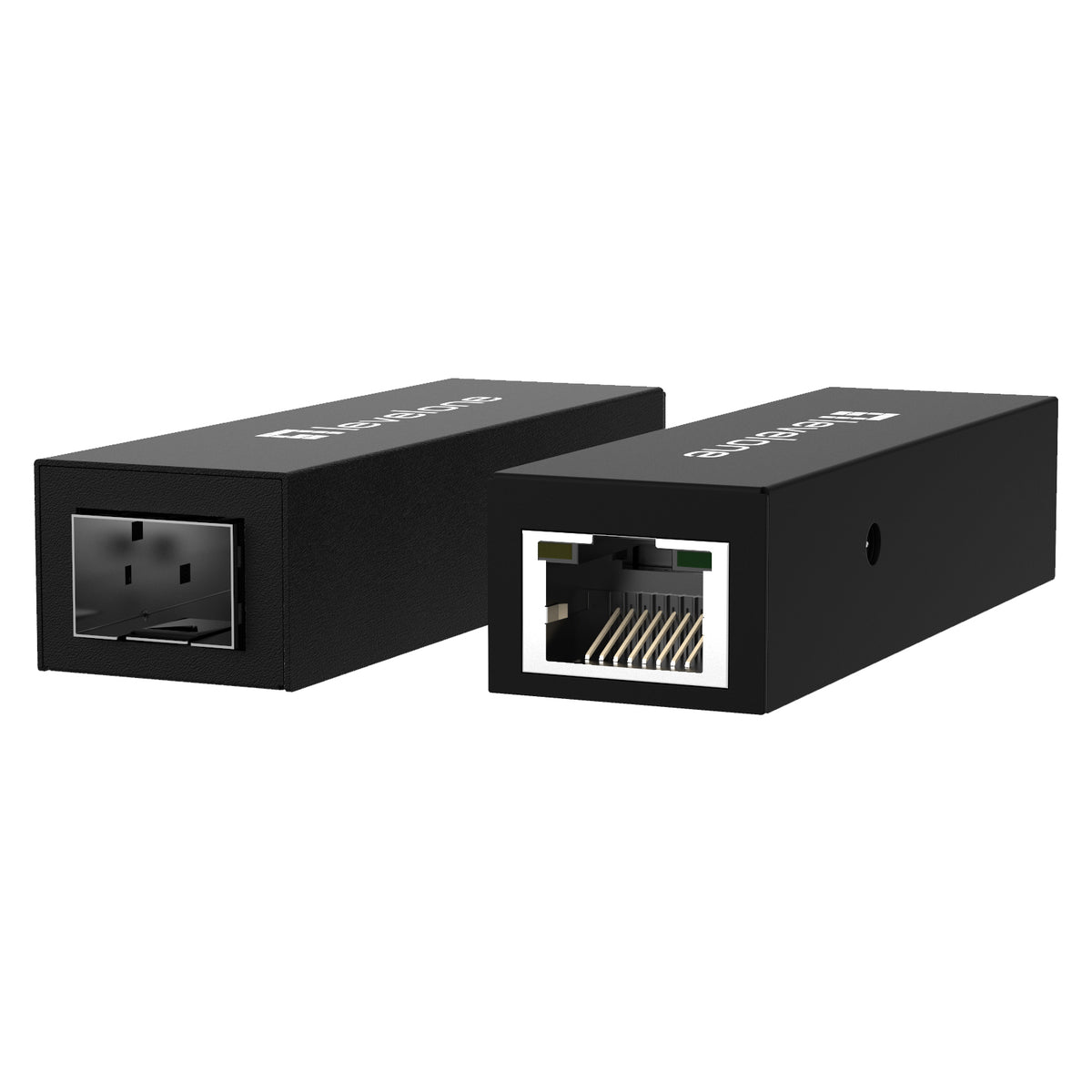 LevelOne GVT-1001 Convertisseur de Média Réseau 1000 Mbit/s, Jaune